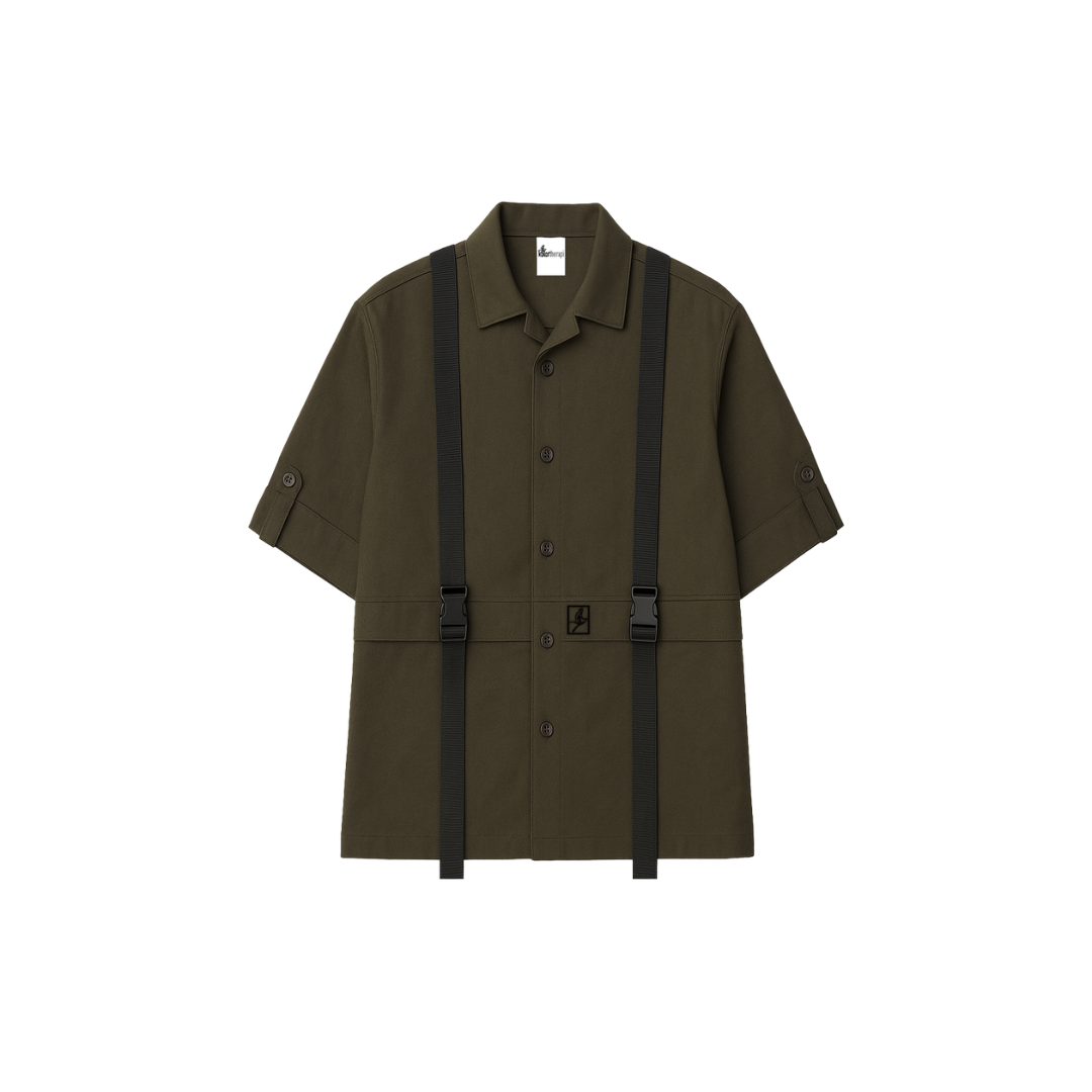 OLIVE ARCADE SHIRT | RESPAWN
