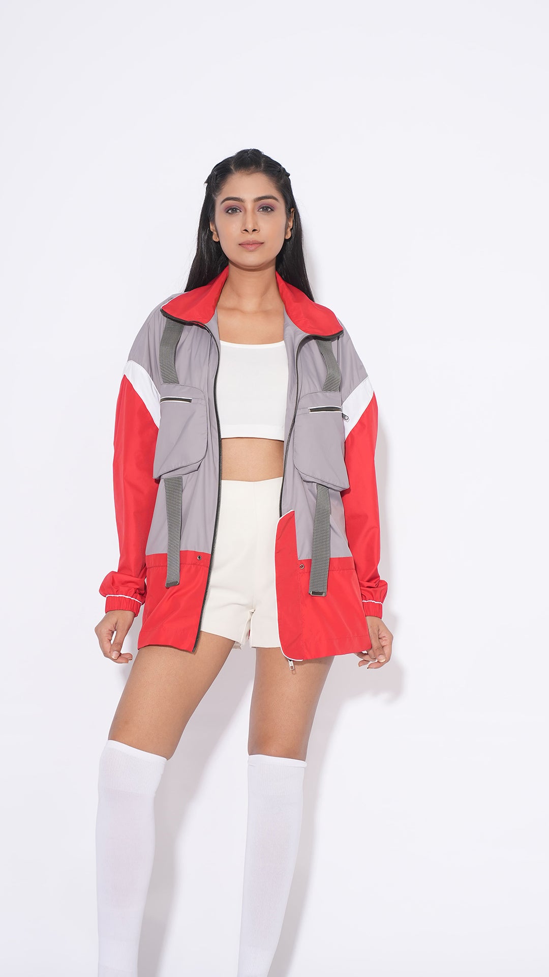 WHITEFIRE UNISEX COLOR BLOCKED JACKET