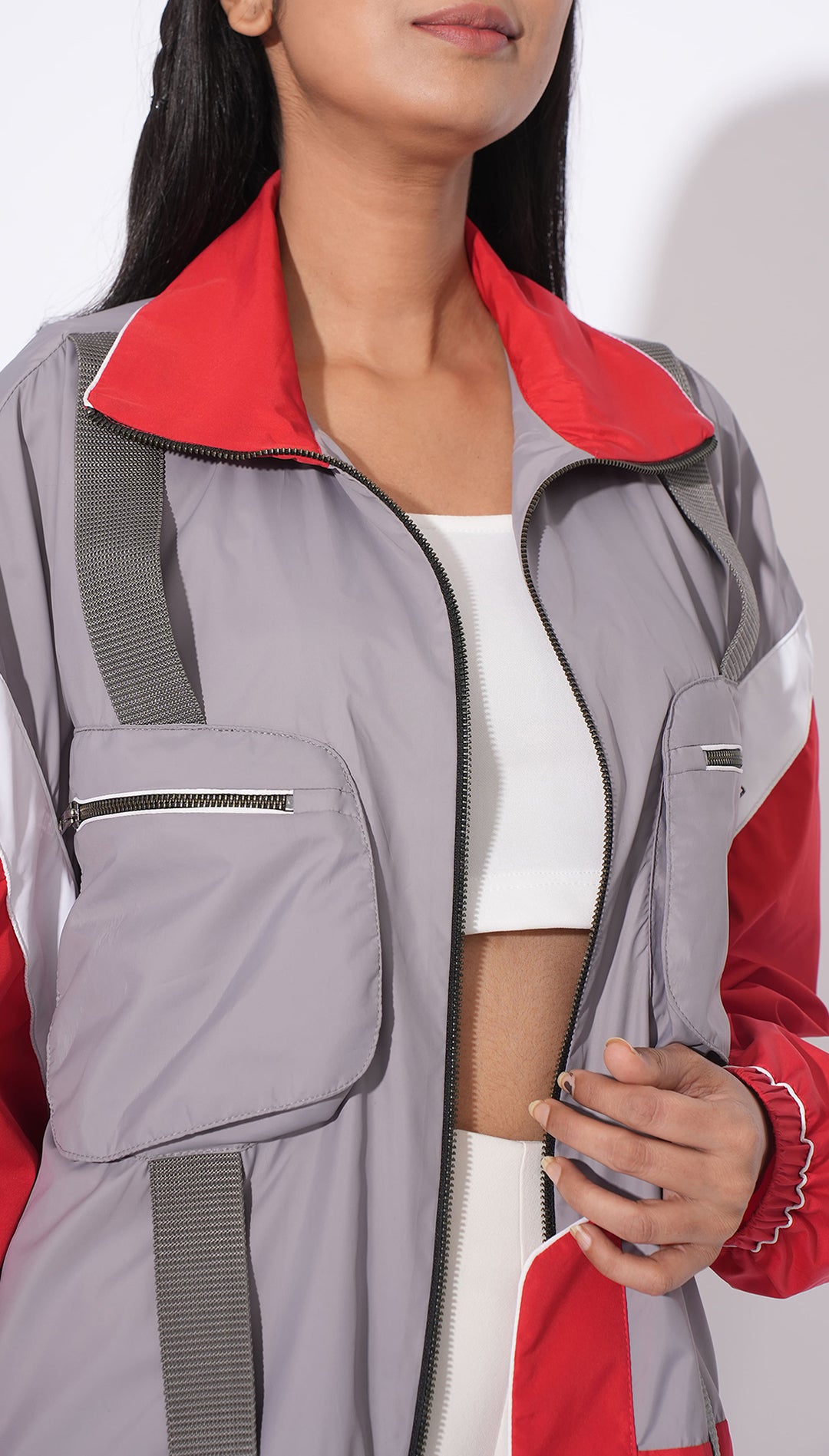 WHITEFIRE UNISEX COLOR BLOCKED JACKET