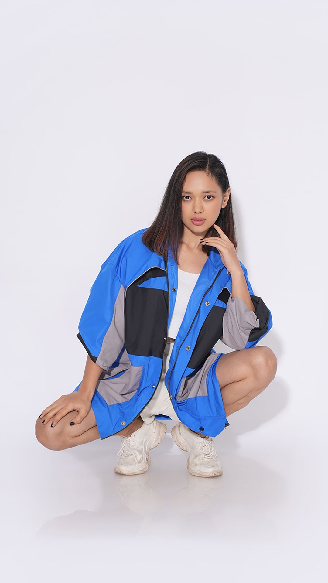 OCEANIC COLOR BLOCKED JACKET