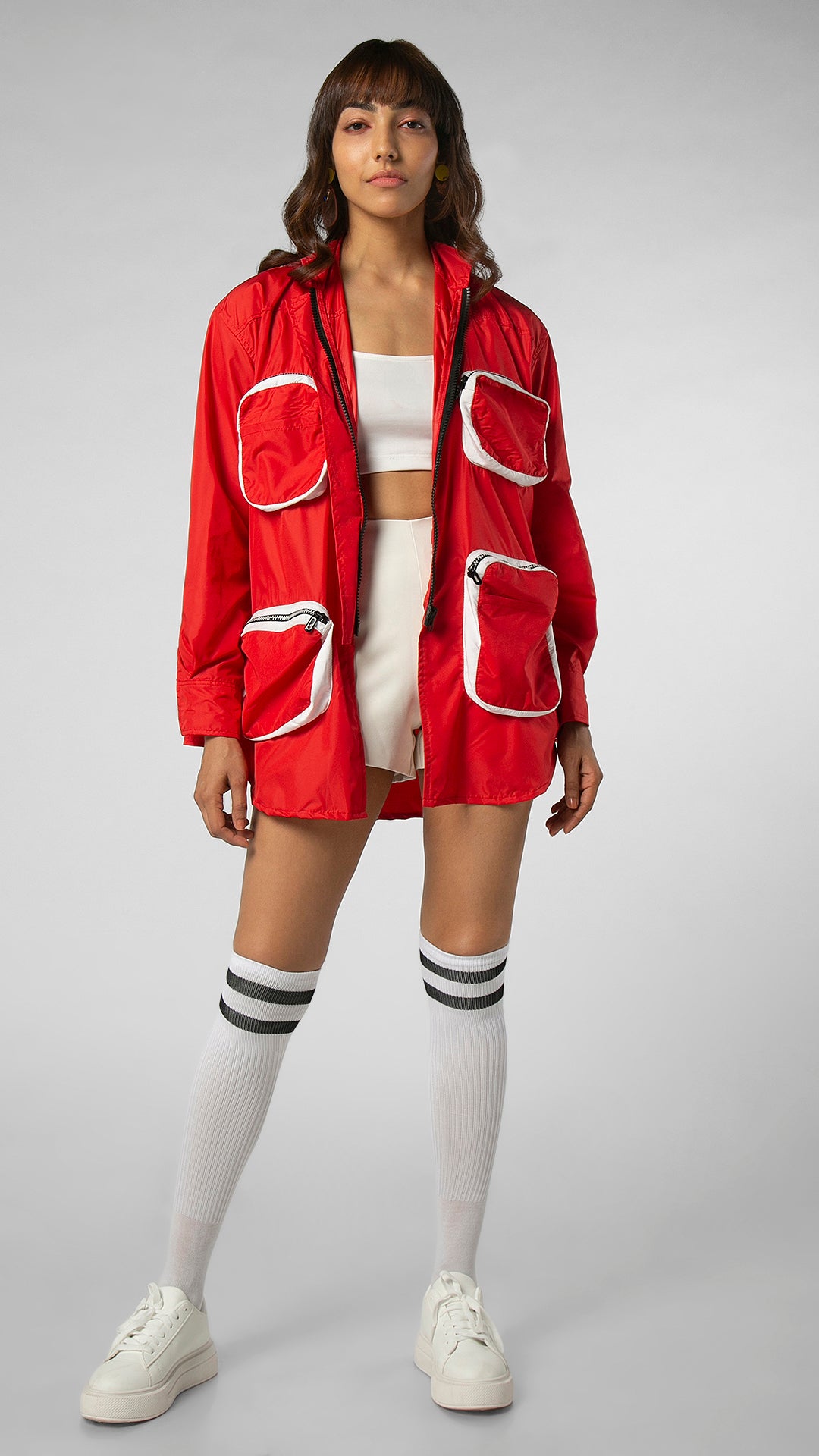 CARGO UTILITY JACKET DRESS
