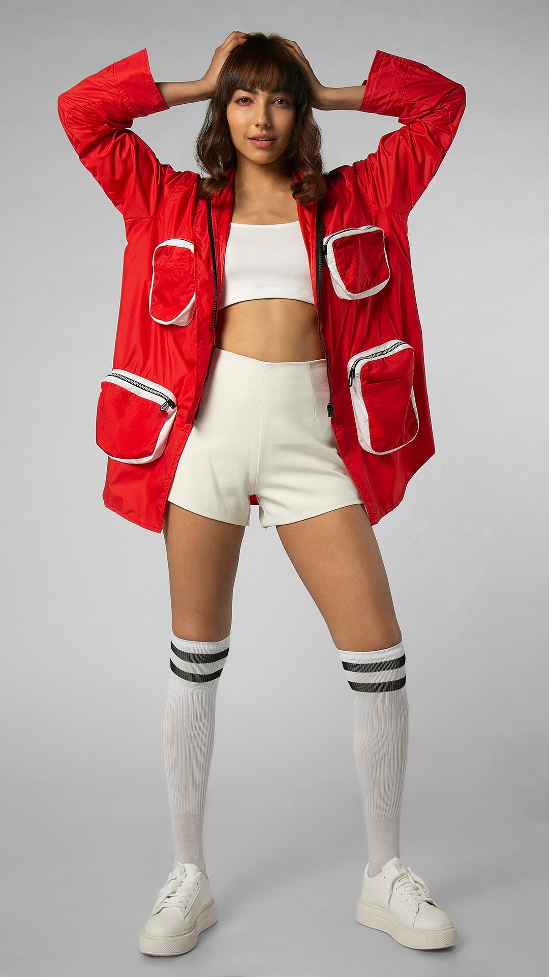 CARGO UTILITY JACKET DRESS