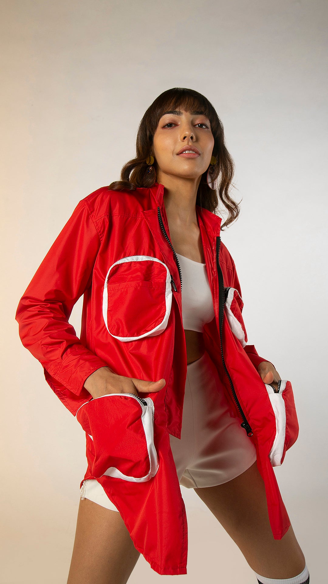 CARGO UTILITY JACKET DRESS