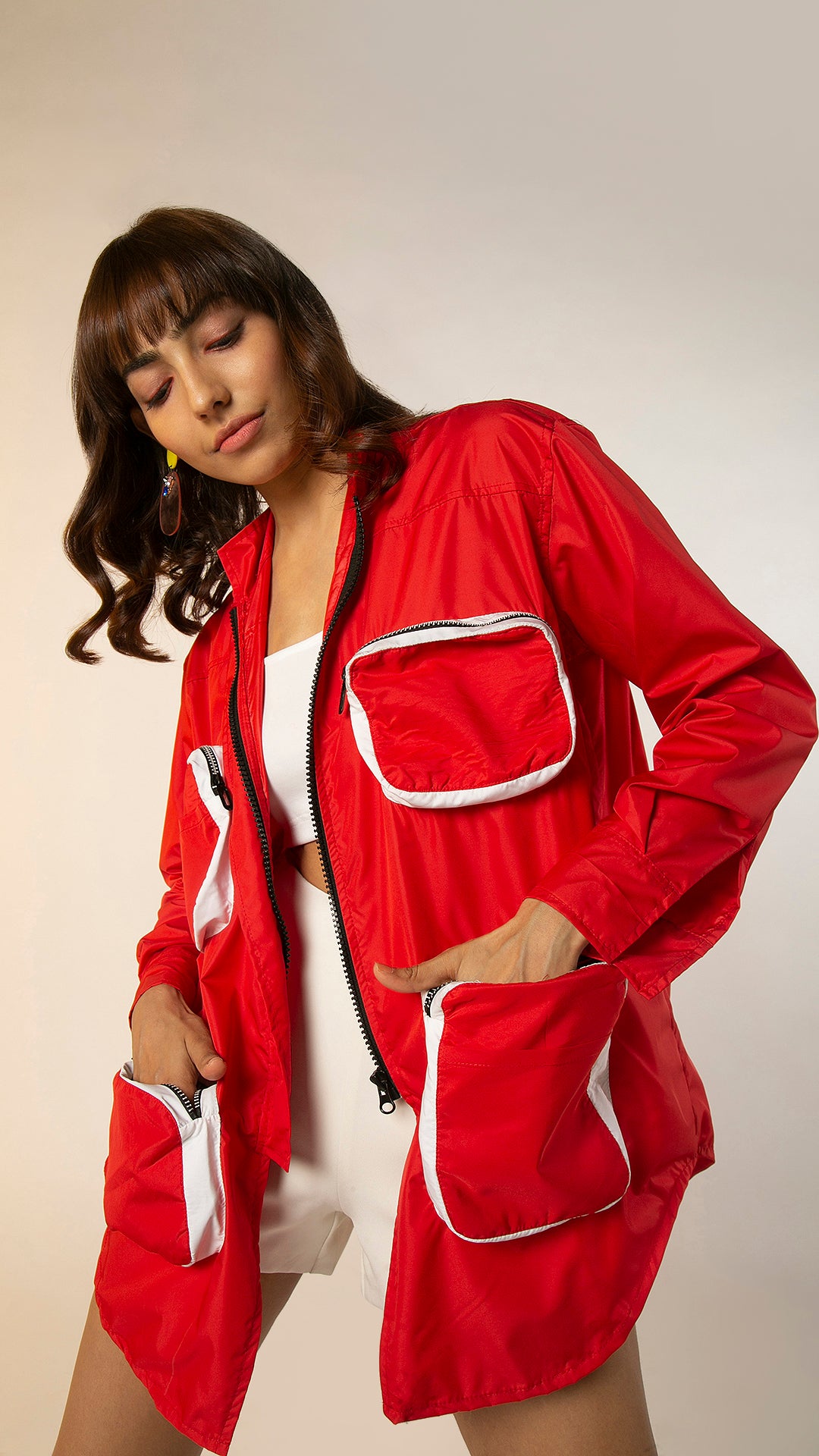 CARGO UTILITY JACKET DRESS